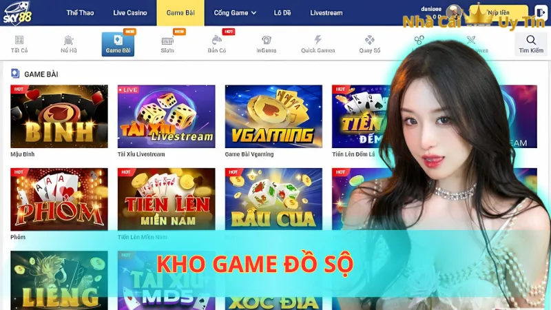 Kho game đồ sộ