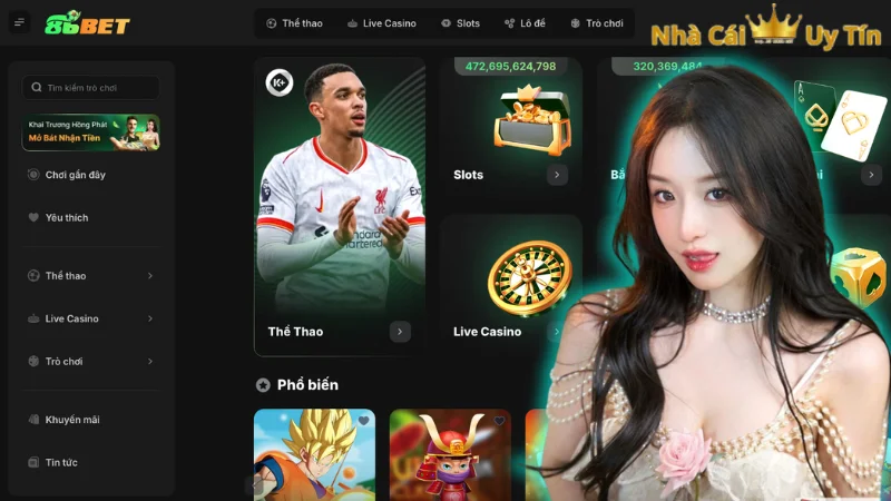 Các Dịch Vụ Cá Cược của 86BET